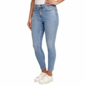 Calvin Klein Women's Size 10 High Rise Skinny Jeans Light Wash Denim